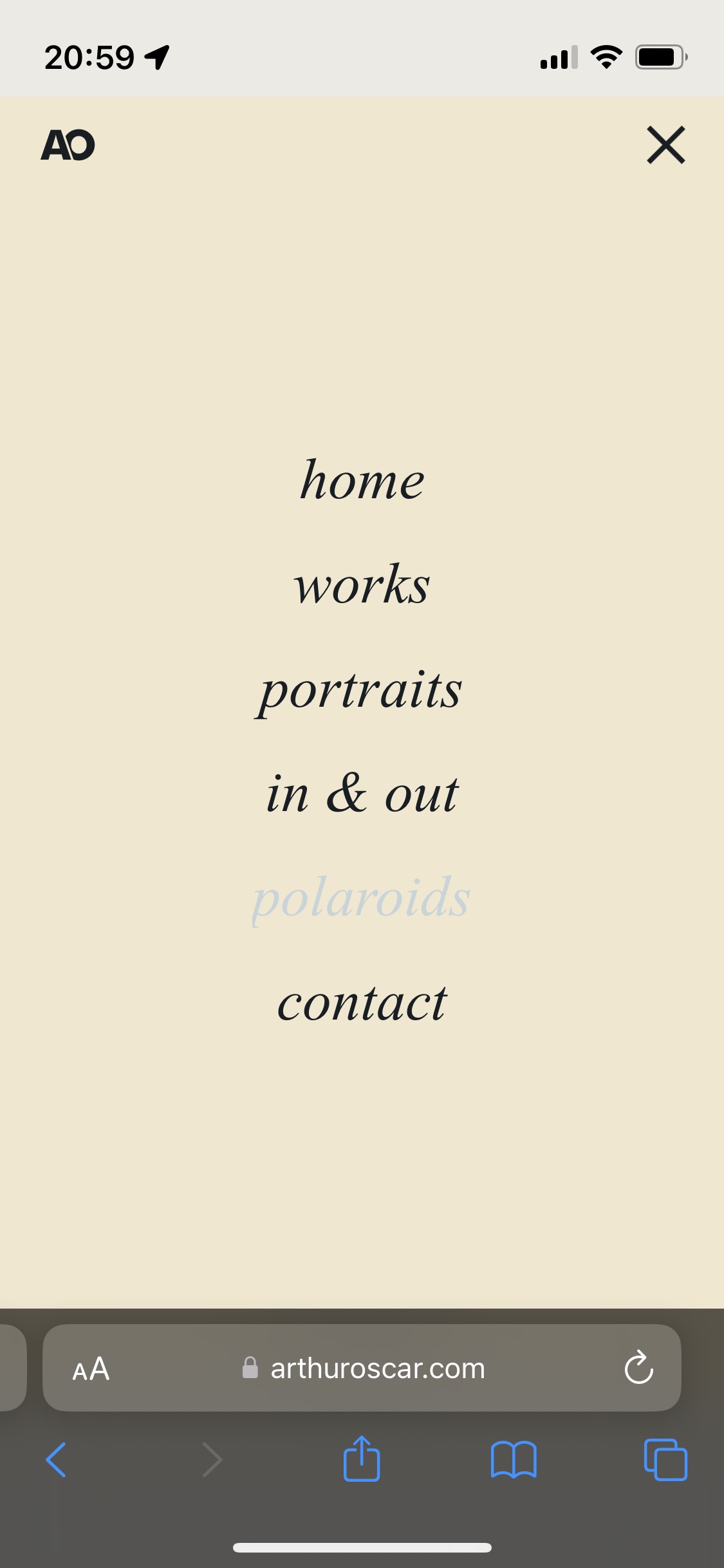 social logo menu expanded panel